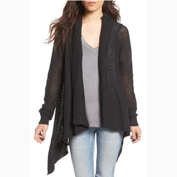 Roxy Sweaters - Roxy Hollow Love Hooded High-Low Sweater